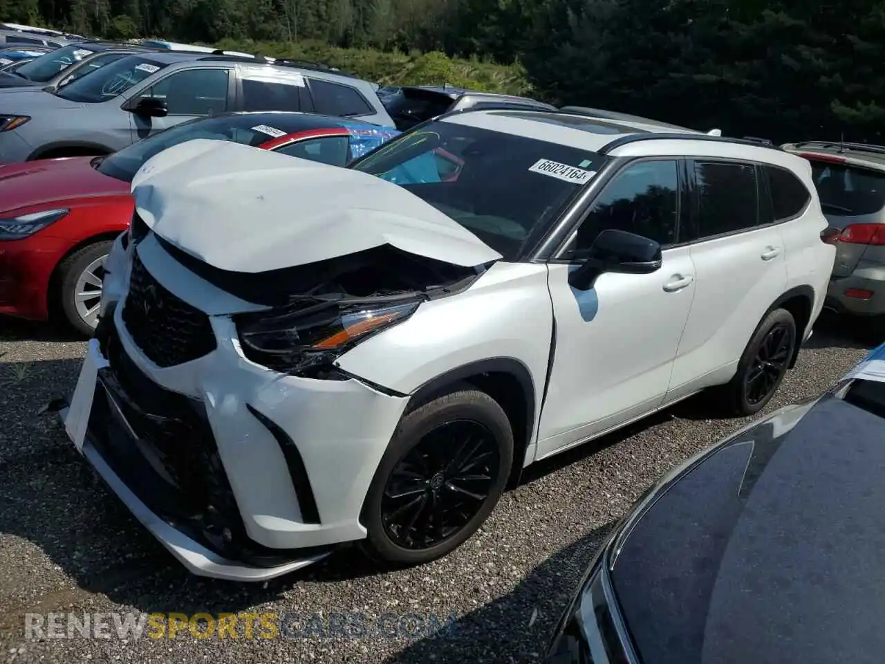 1 Photograph of a damaged car 5TDKDRBH8PS504680 TOYOTA HIGHLANDER 2023