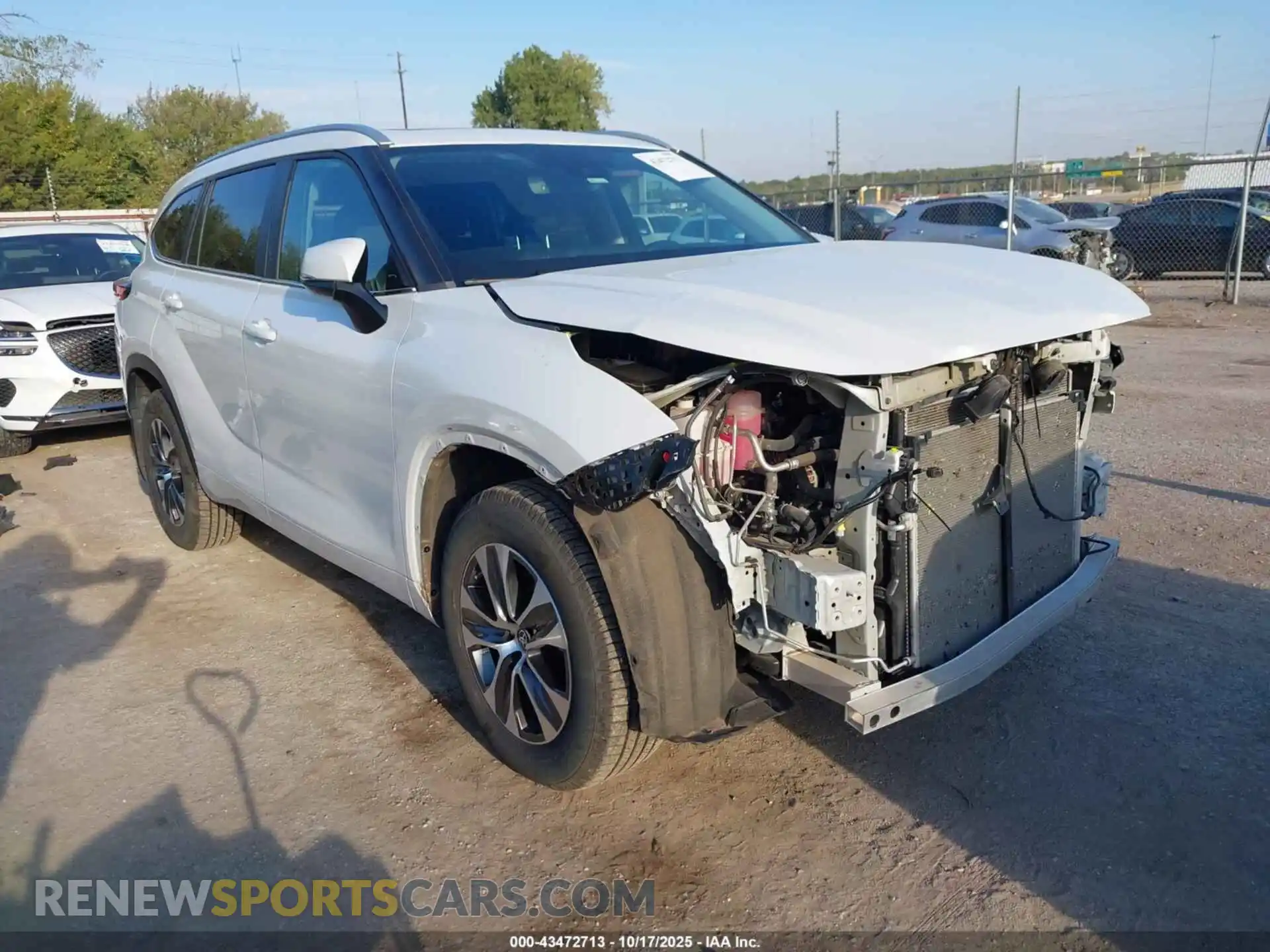 1 Photograph of a damaged car 5TDKDRBH8PS508213 TOYOTA HIGHLANDER 2023