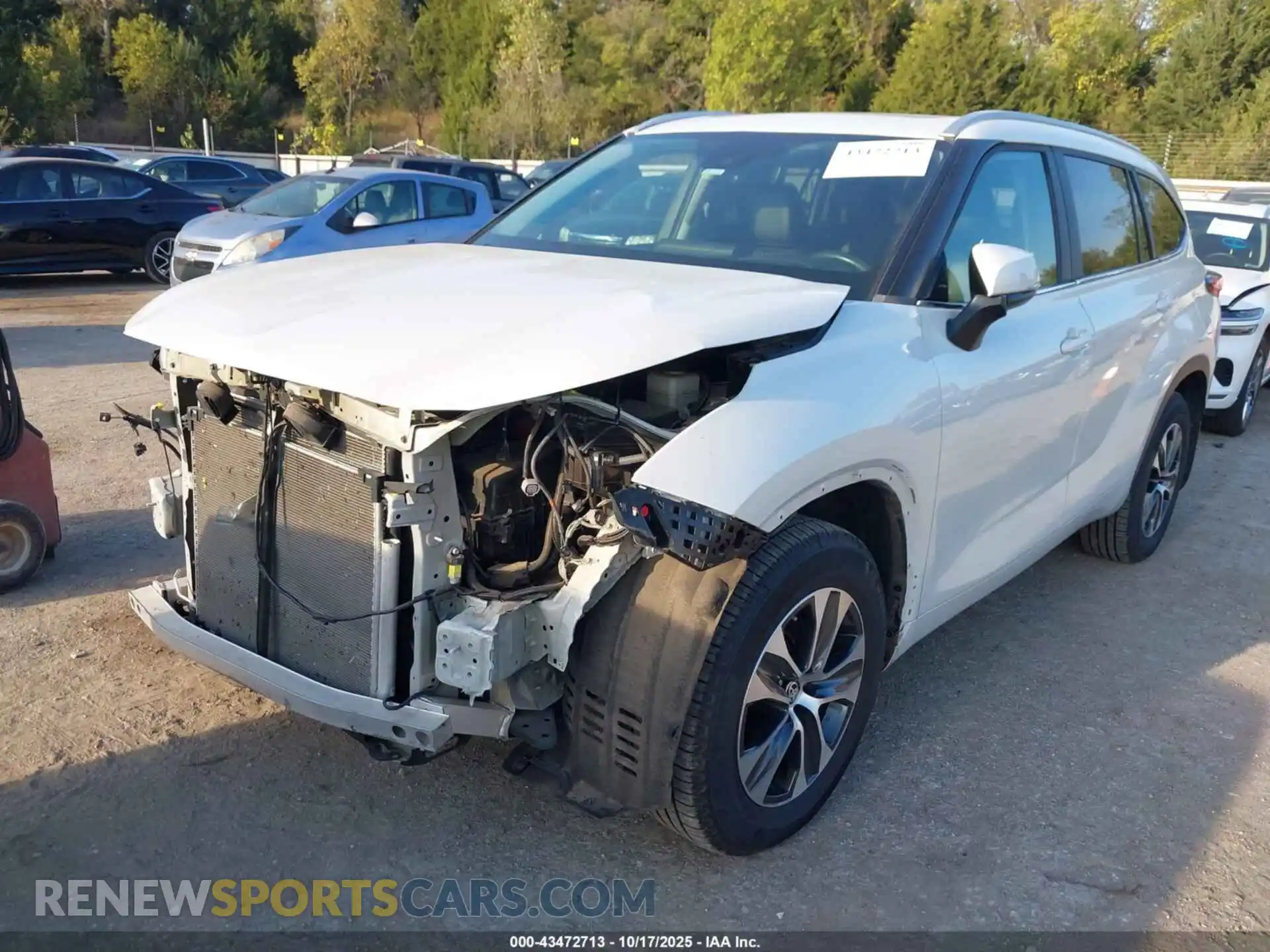 2 Photograph of a damaged car 5TDKDRBH8PS508213 TOYOTA HIGHLANDER 2023