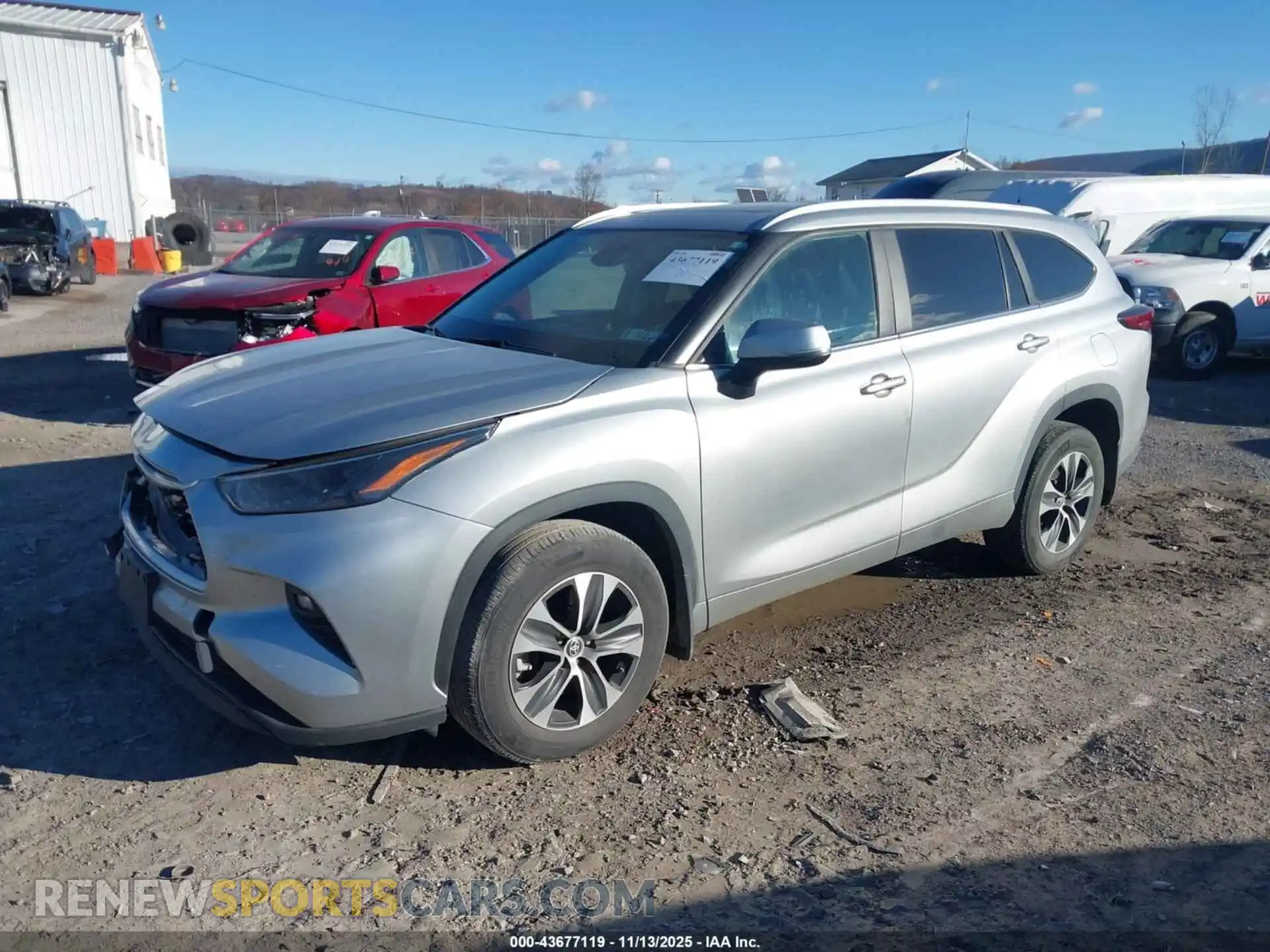 2 Photograph of a damaged car 5TDKDRBH8PS509023 TOYOTA HIGHLANDER 2023