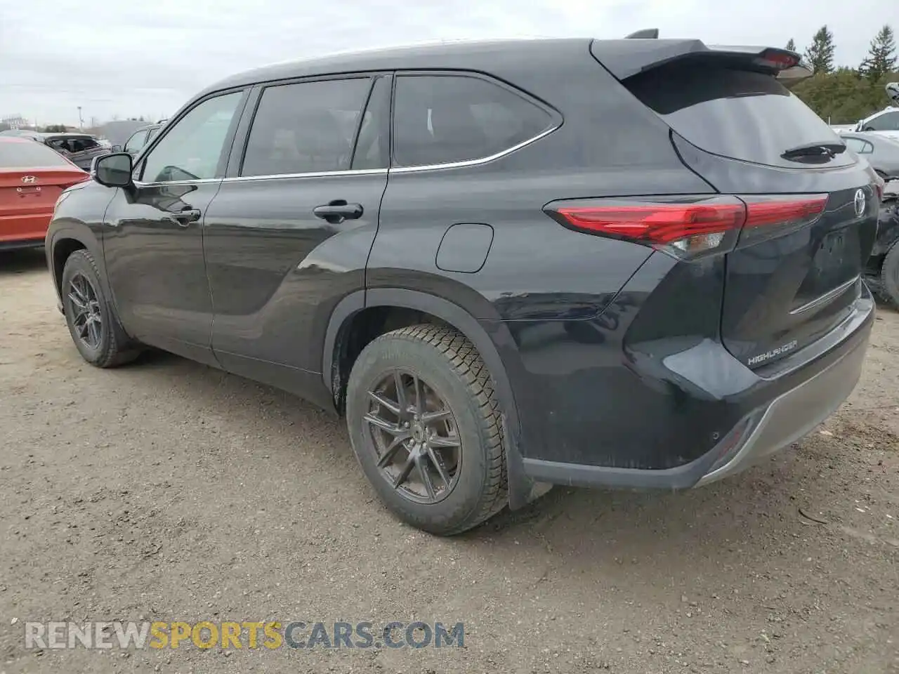 2 fotografías del automóvil dañado 5TDKDRBH9PS000042 TOYOTA HIGHLANDER 2023