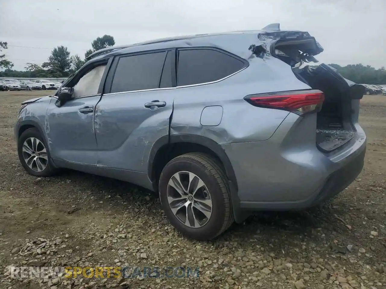 2 Photograph of a damaged car 5TDKDRBH9PS025264 TOYOTA HIGHLANDER 2023
