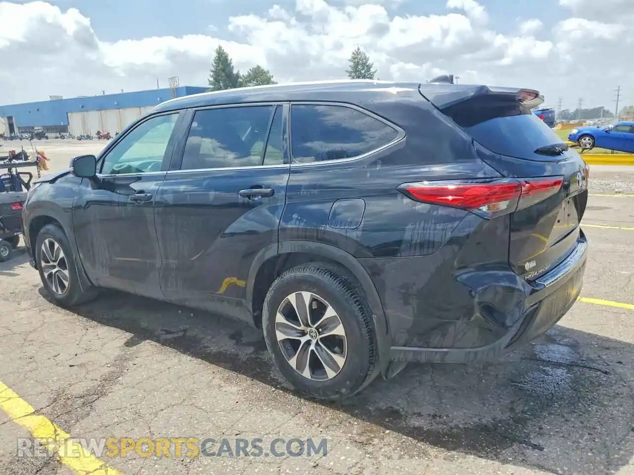 2 Фотография поврежденного автомобиля 5TDKDRBHXPS502624 TOYOTA HIGHLANDER 2023