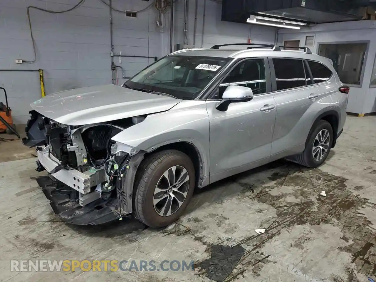1 Photograph of a damaged car 5TDKDRBHXPS509007 TOYOTA HIGHLANDER 2023