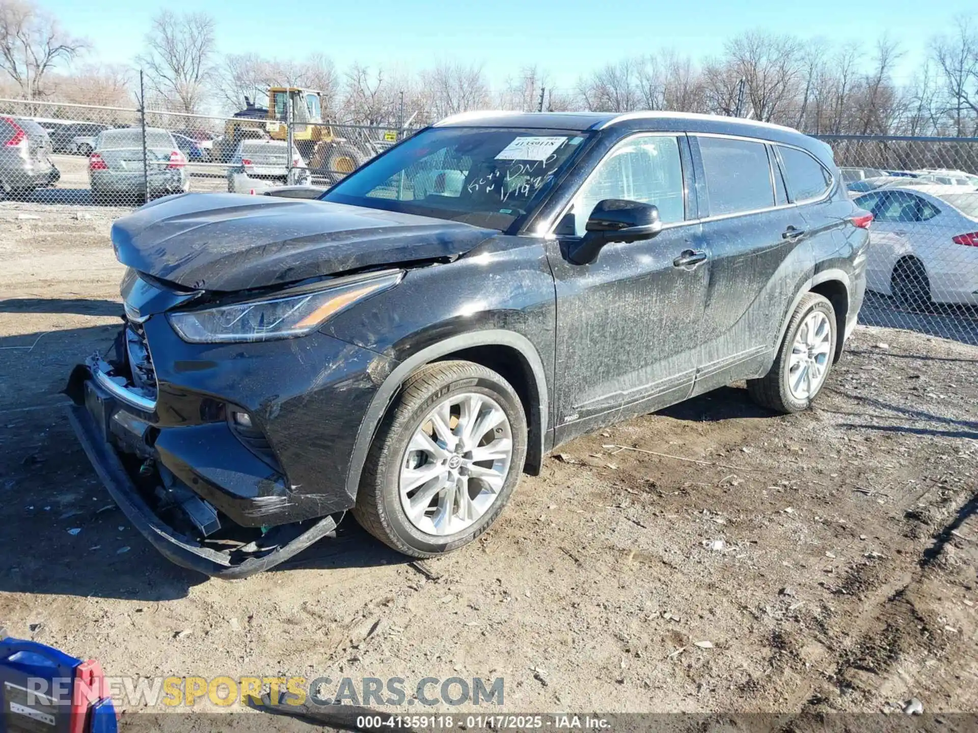 2 Photograph of a damaged car 5TDXBRCH1PS582776 TOYOTA HIGHLANDER 2023