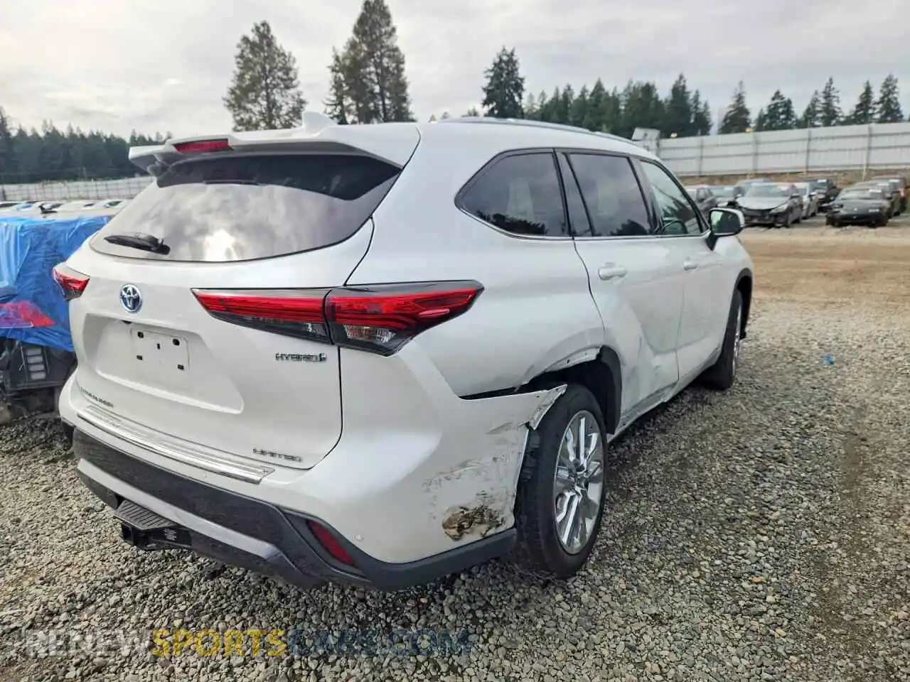 3 Фотография поврежденного автомобиля 5TDXBRCH9PS119896 TOYOTA HIGHLANDER 2023