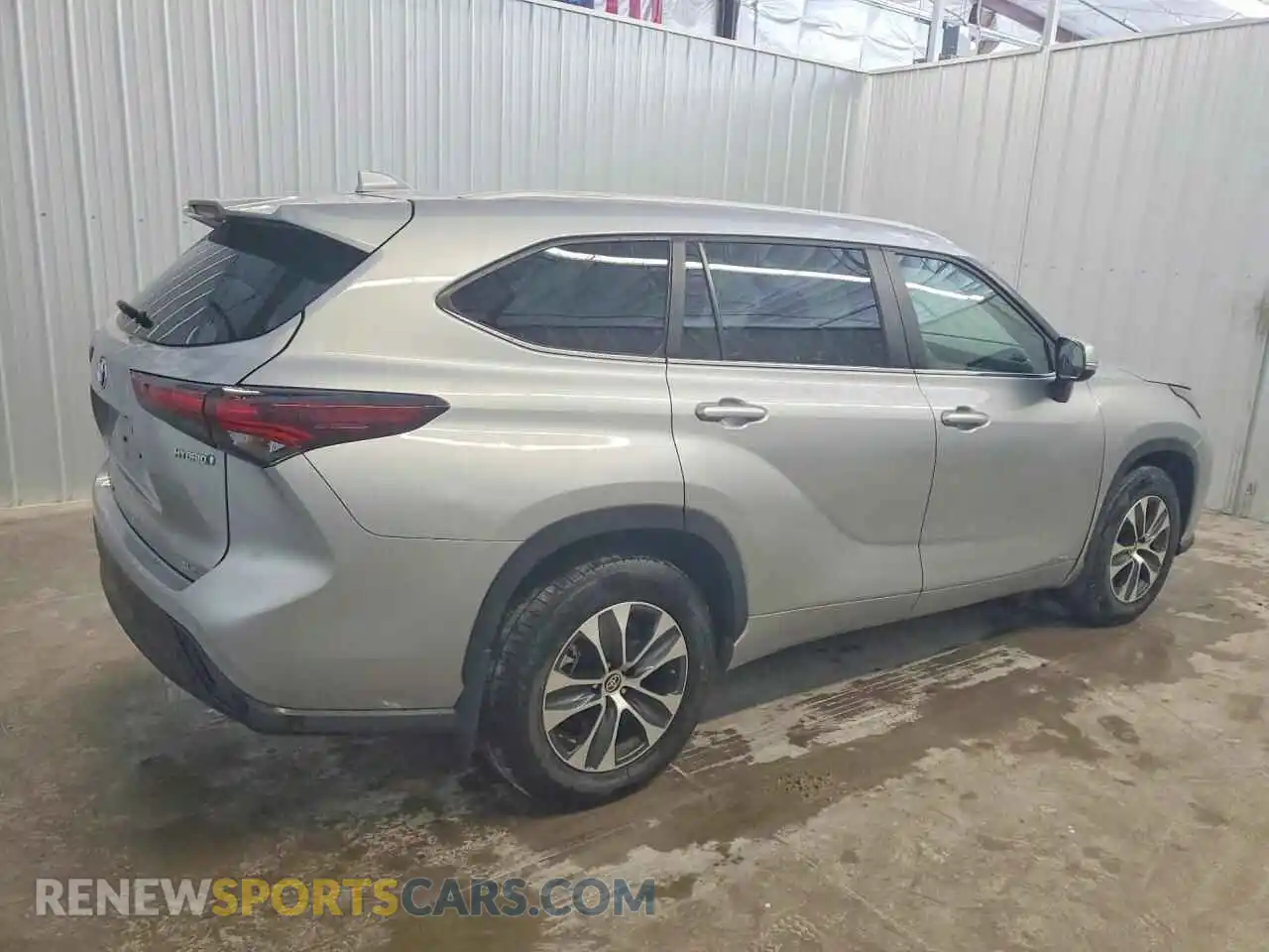 3 fotografías del automóvil dañado 5TDKBRCH3RS637712 TOYOTA HIGHLANDER 2024