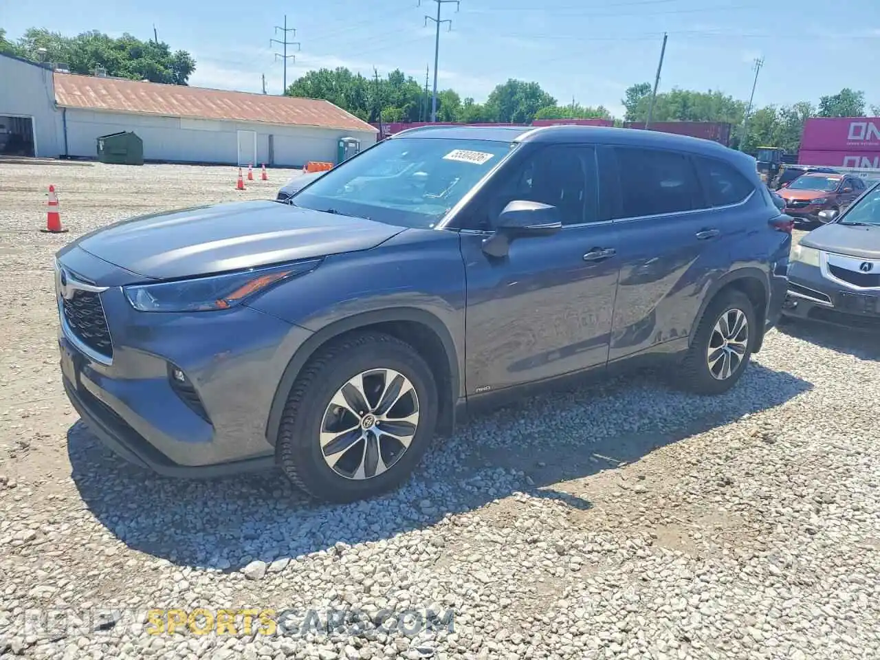 1 fotografías del automóvil dañado 5TDKBRCH6RS141416 TOYOTA HIGHLANDER 2024