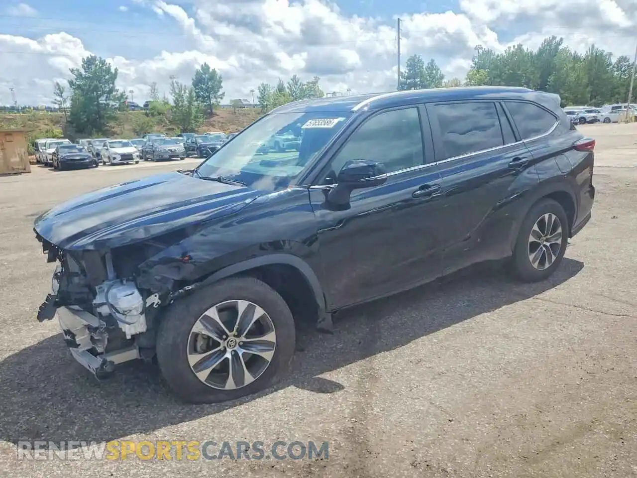 1 fotografías del automóvil dañado 5TDKDRAH1RS530378 TOYOTA HIGHLANDER 2024