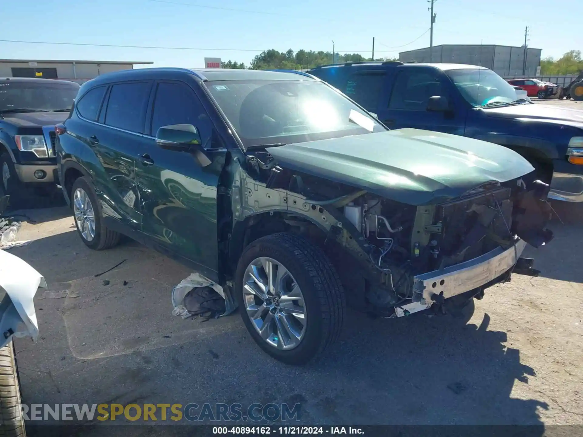 1 fotografías del automóvil dañado 5TDKDRAH2RS528607 TOYOTA HIGHLANDER 2024