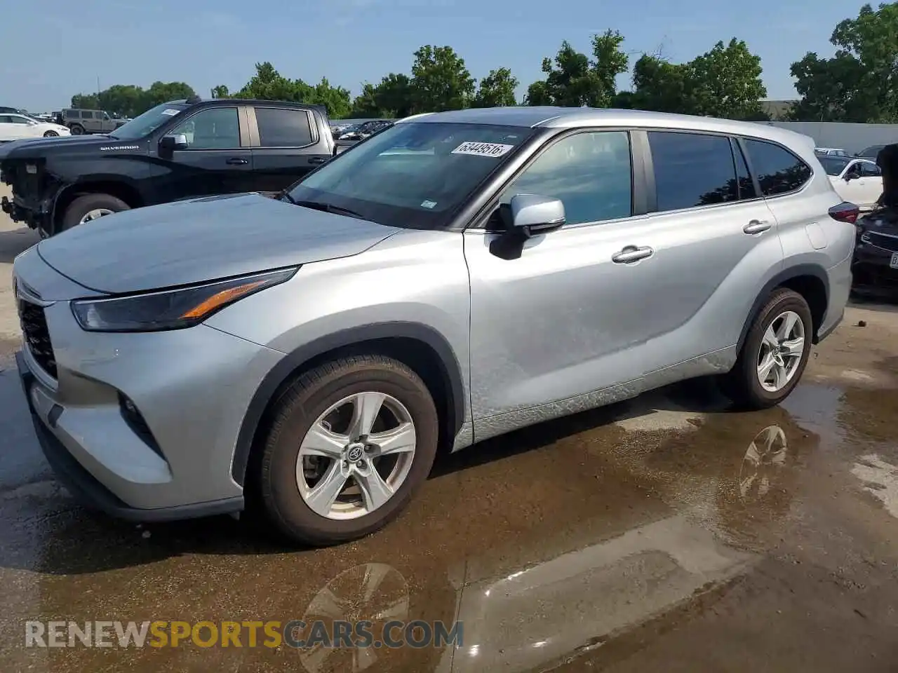 1 fotografías del automóvil dañado 5TDKDRAH7RS530305 TOYOTA HIGHLANDER 2024
