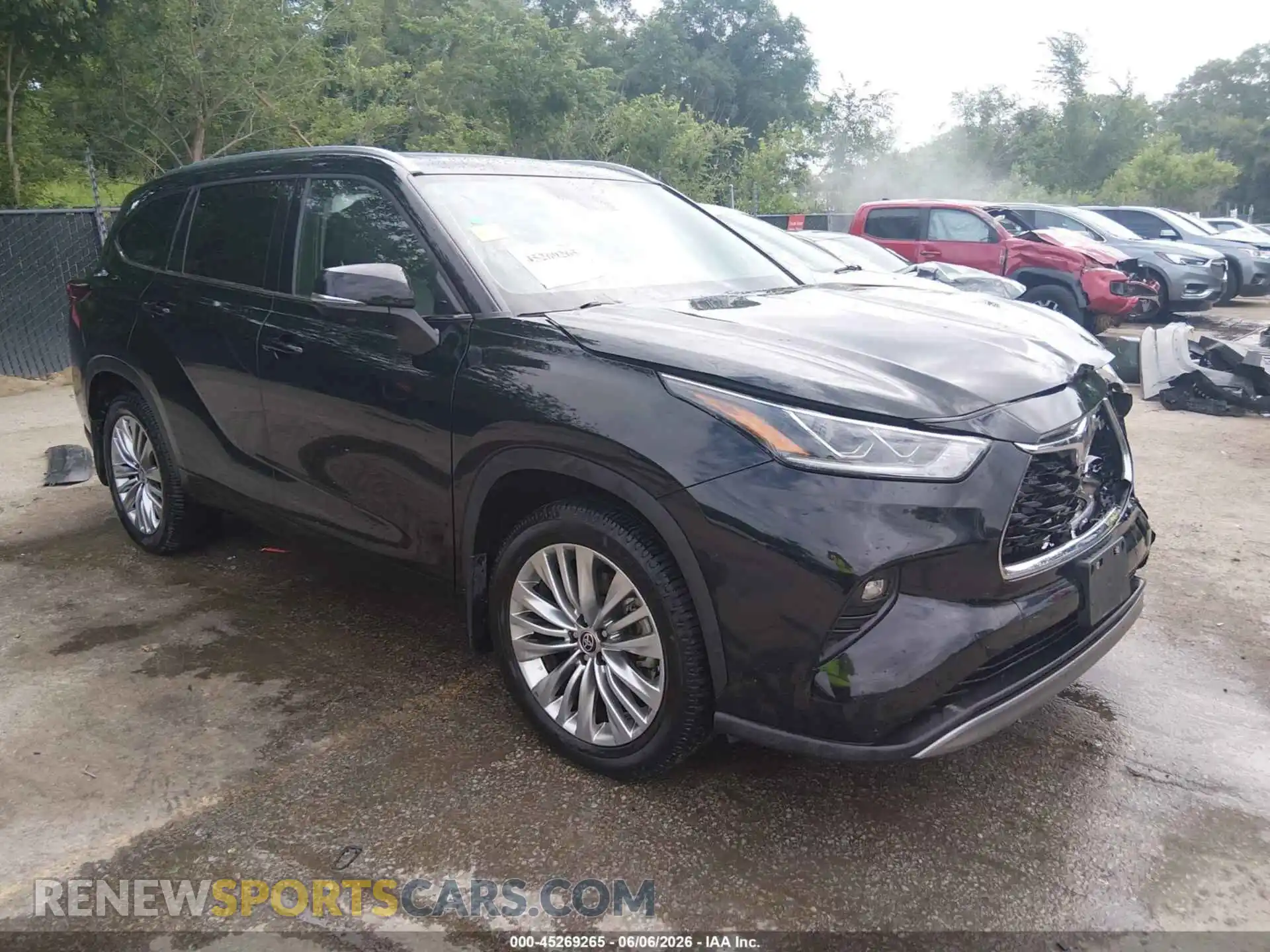 1 fotografías del automóvil dañado 5TDKDRBH1RS537474 TOYOTA HIGHLANDER 2024
