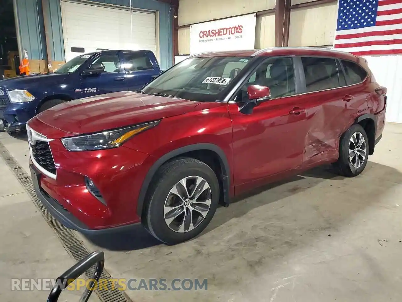 1 fotografías del automóvil dañado 5TDKDRBH1RS540293 TOYOTA HIGHLANDER 2024