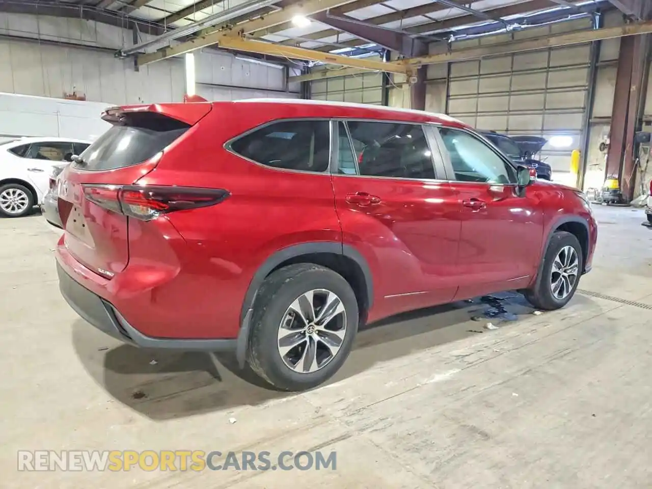 3 fotografías del automóvil dañado 5TDKDRBH1RS540293 TOYOTA HIGHLANDER 2024