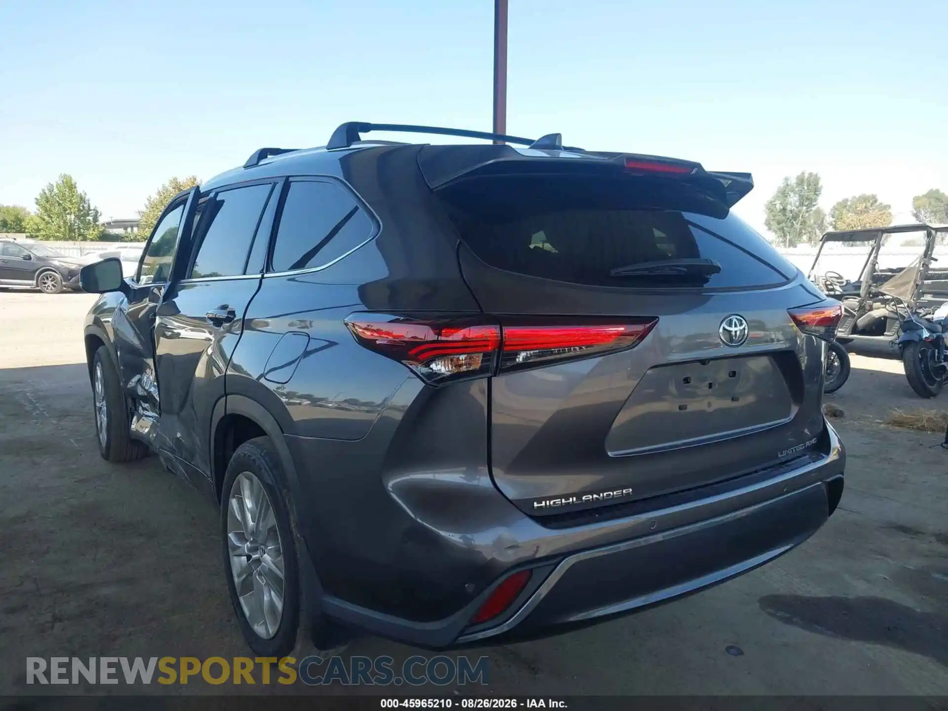 3 fotografías del automóvil dañado 5TDKDRBH1RS551780 TOYOTA HIGHLANDER 2024
