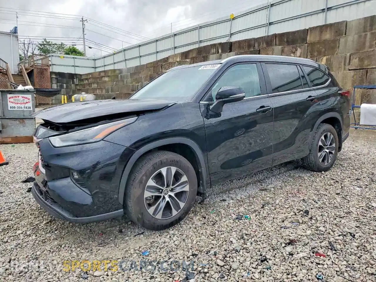 1 fotografías del automóvil dañado 5TDKDRBH5RS561714 TOYOTA HIGHLANDER 2024