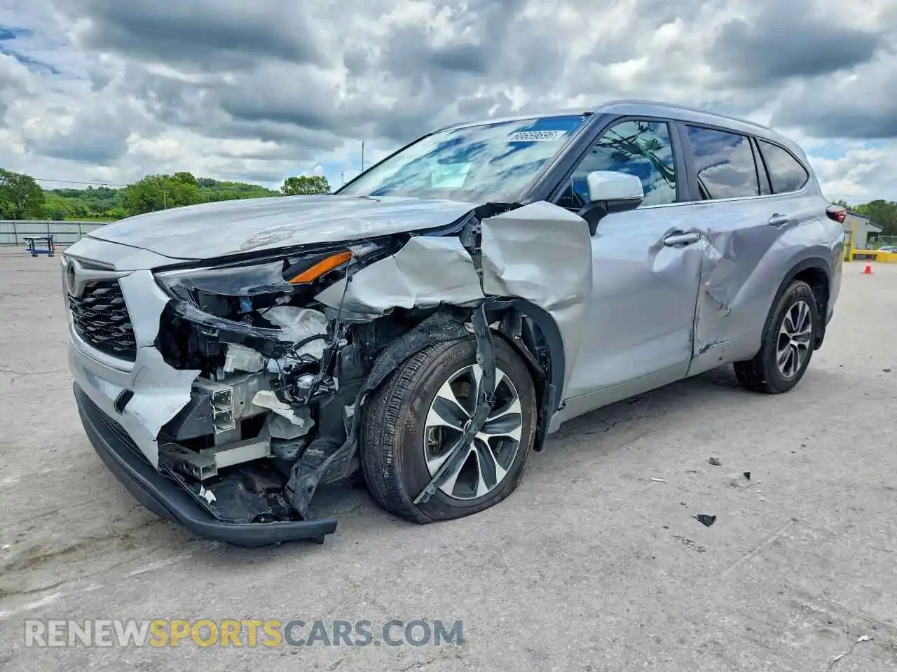 1 fotografías del automóvil dañado 5TDKDRBH6RS559843 TOYOTA HIGHLANDER 2024