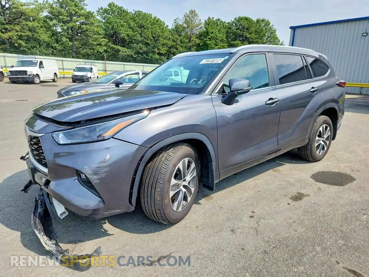 1 fotografías del automóvil dañado 5TDKDRBH6RS567490 TOYOTA HIGHLANDER 2024