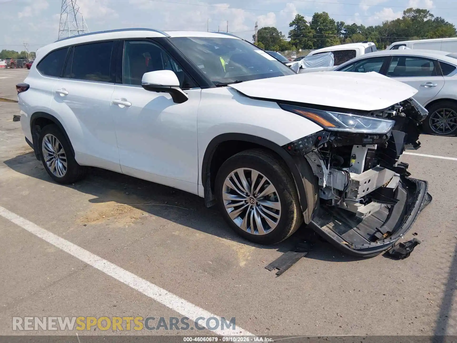 1 fotografías del automóvil dañado 5TDKDRBH7RS542114 TOYOTA HIGHLANDER 2024