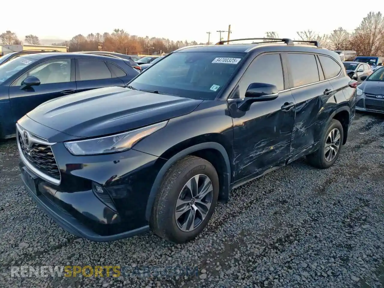 2 fotografías del automóvil dañado 5TDKDRBH8RS534989 TOYOTA HIGHLANDER 2024