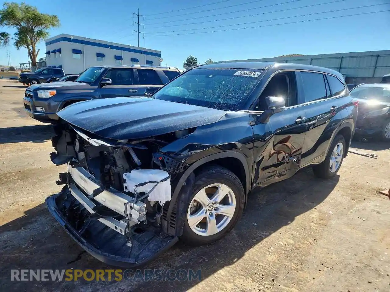 1 fotografías del automóvil dañado 5TDKDRBH9RS562817 TOYOTA HIGHLANDER 2024