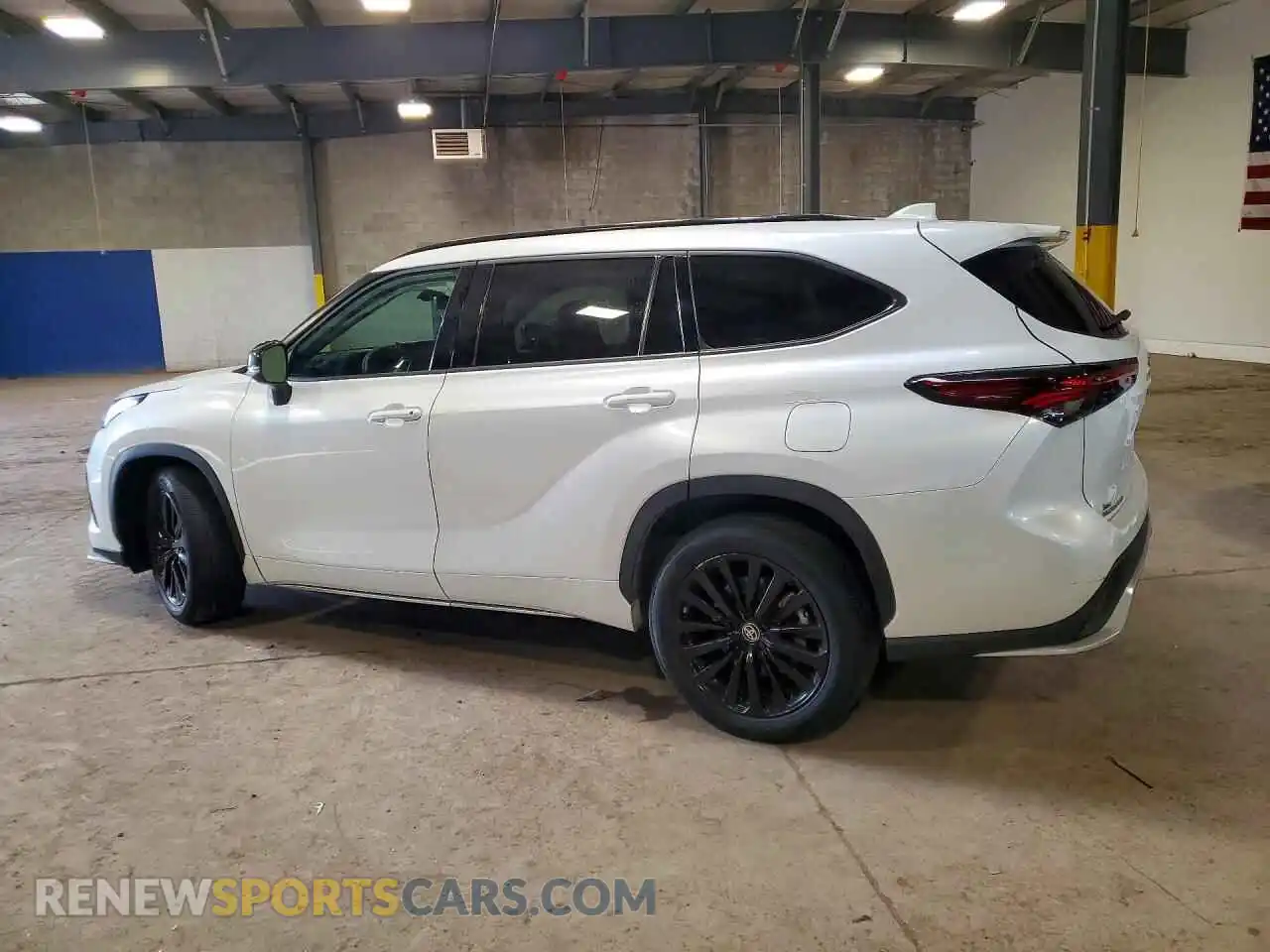 2 fotografías del automóvil dañado 5TDKDRBHXRS537733 TOYOTA HIGHLANDER 2024