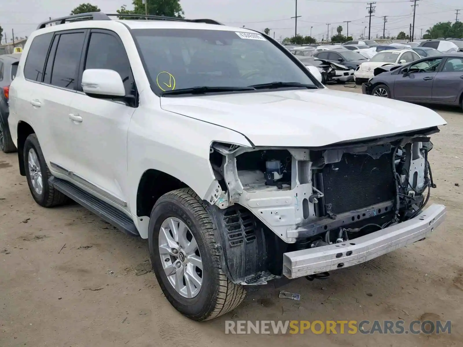1 Photograph of a damaged car JTMCY7AJ5K4079795 TOYOTA LAND CRUIS 2019