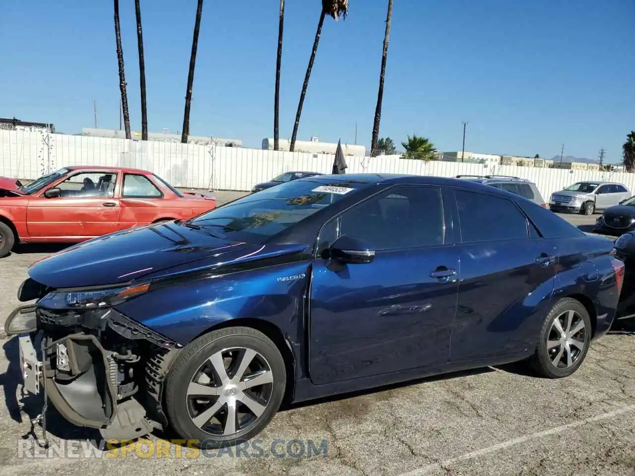 1 Фотография поврежденного автомобиля JTDBVRBD0KA005842 TOYOTA MIRAI 2019
