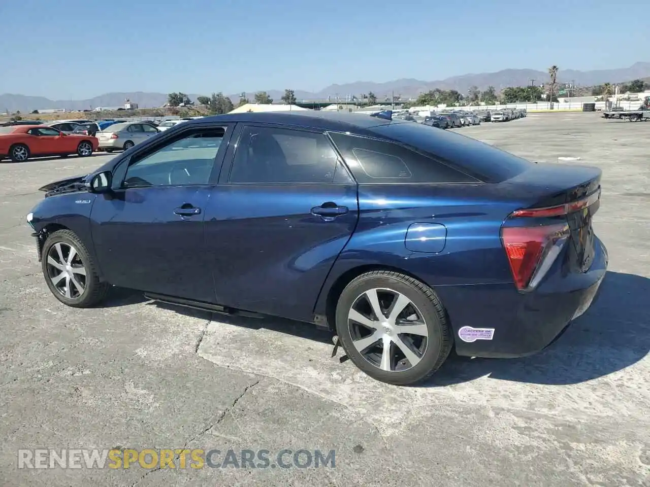 2 Фотография поврежденного автомобиля JTDBVRBD0KA006568 TOYOTA MIRAI 2019