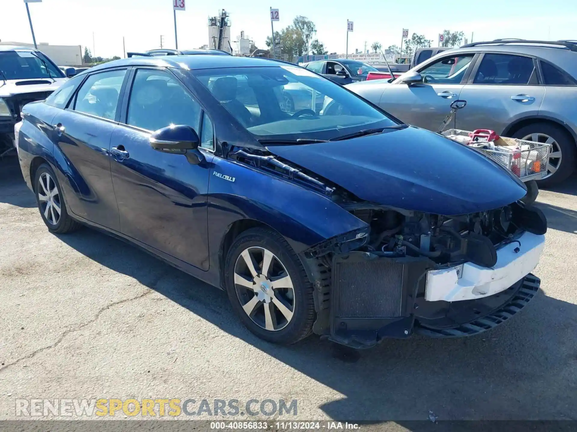 1 Фотография поврежденного автомобиля JTDBVRBD2KA006149 TOYOTA MIRAI 2019