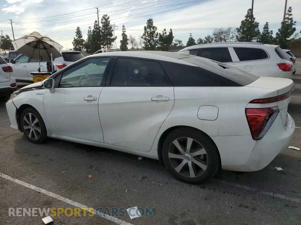 2 Фотография поврежденного автомобиля JTDBVRBD4KA005939 TOYOTA MIRAI 2019