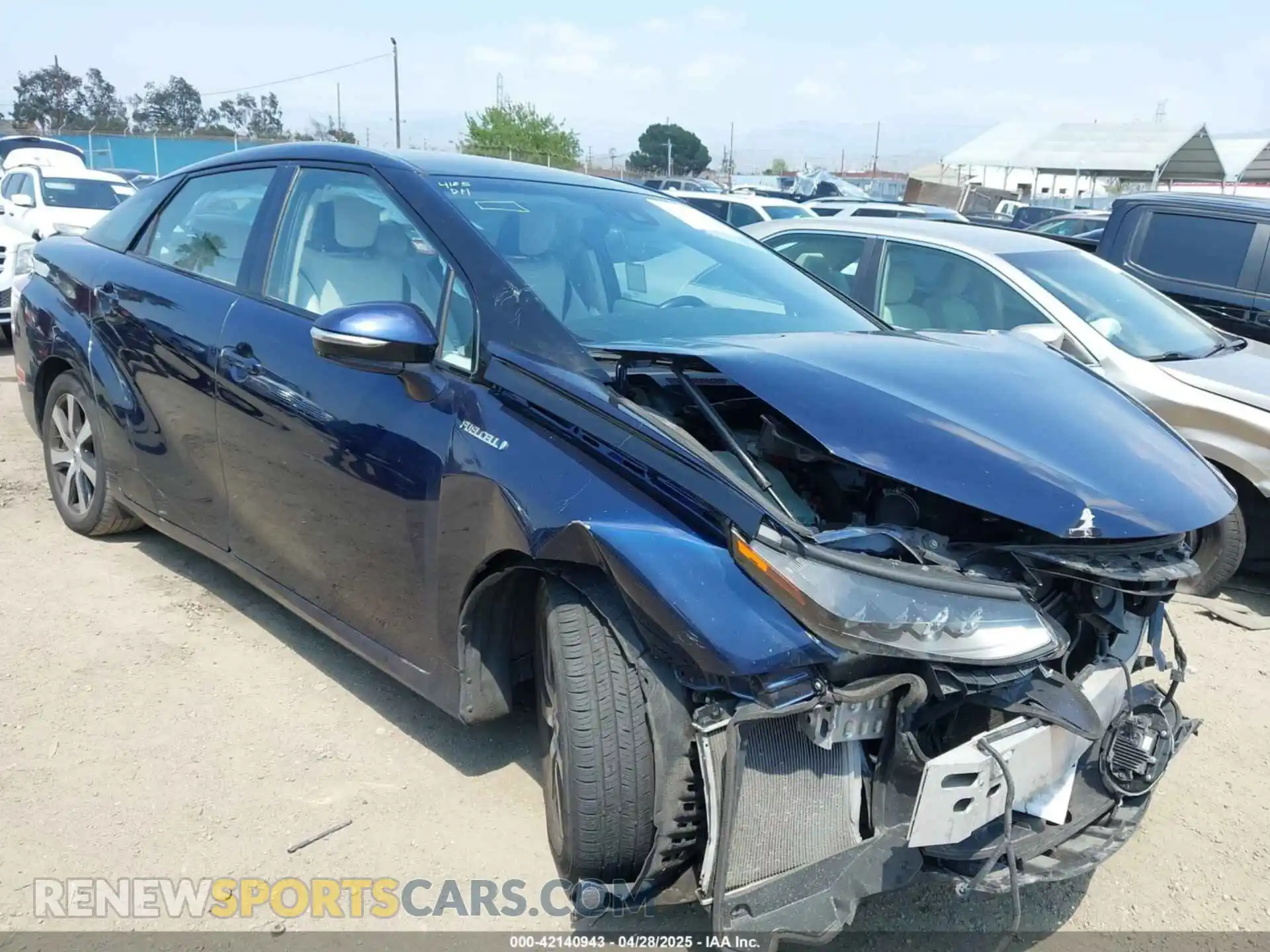 1 Фотография поврежденного автомобиля JTDBVRBD4KA007805 TOYOTA MIRAI 2019