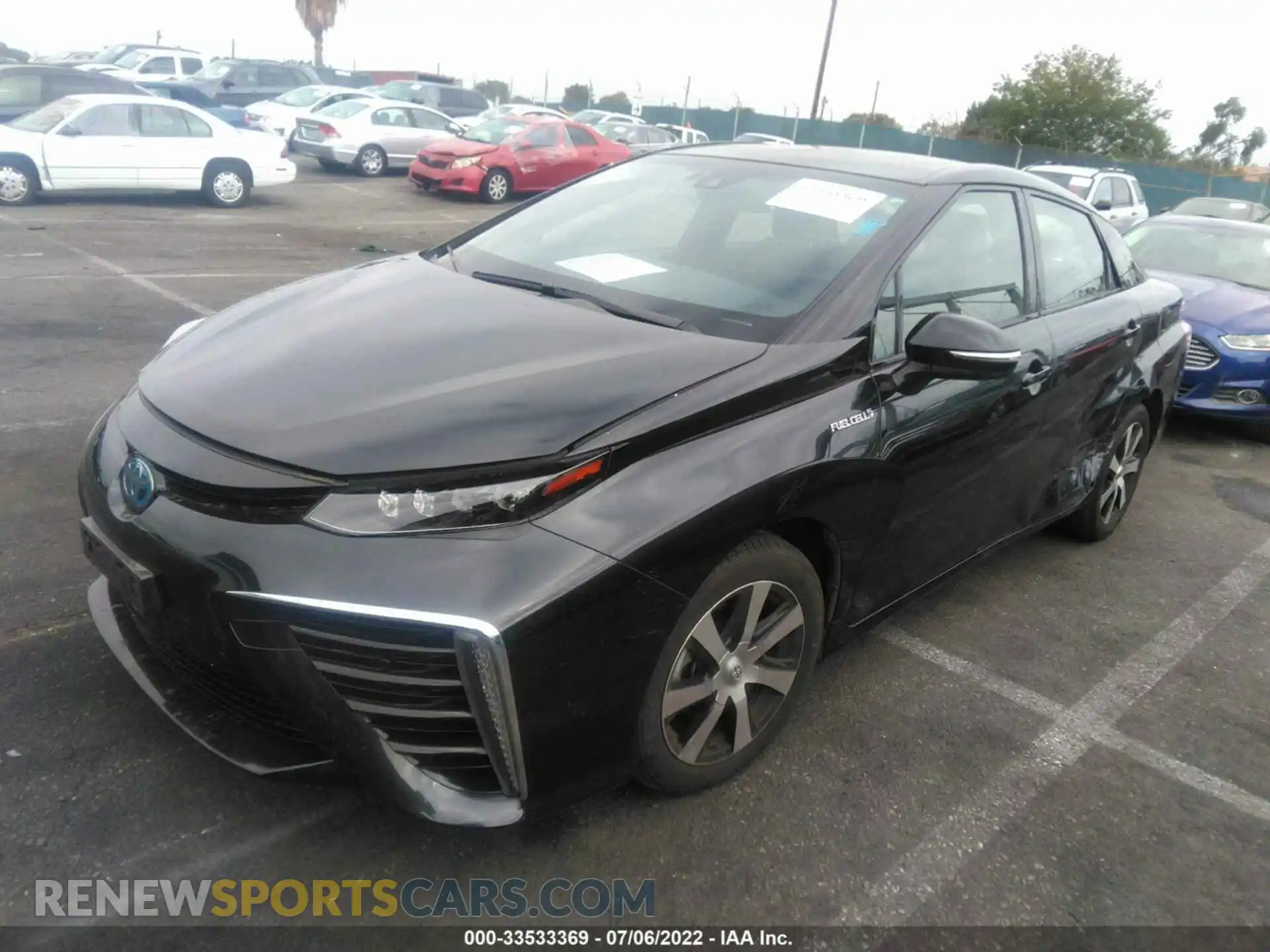 2 Фотография поврежденного автомобиля JTDBVRBD5KA007781 TOYOTA MIRAI 2019