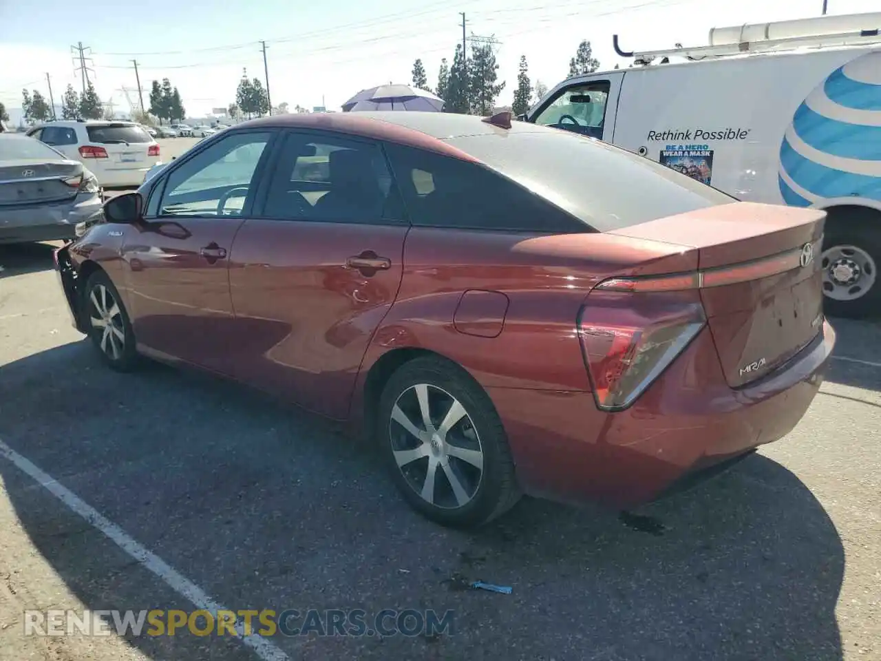 2 Фотография поврежденного автомобиля JTDBVRBD8KA006253 TOYOTA MIRAI 2019