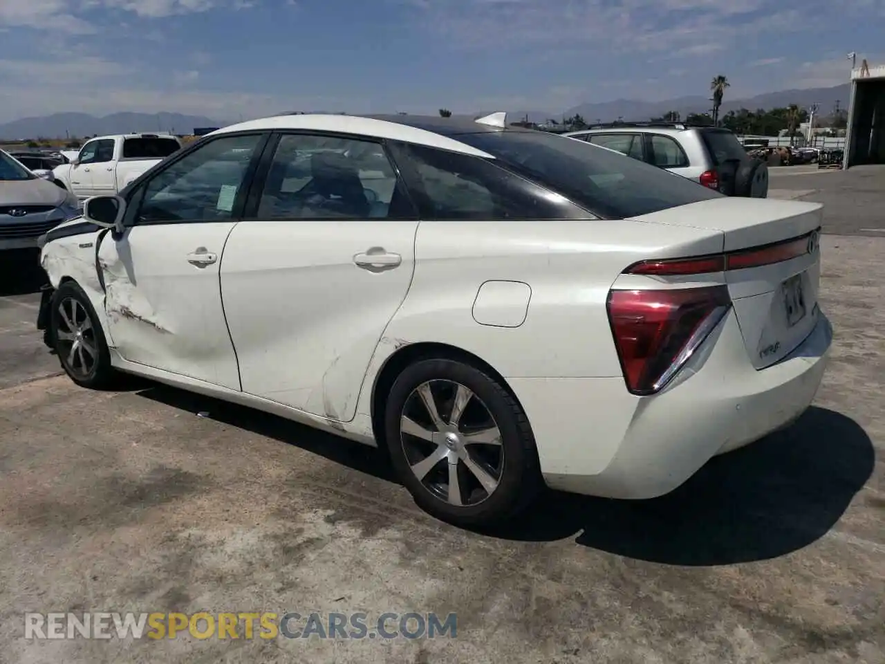 2 Фотография поврежденного автомобиля JTDBVRBD9KA007394 TOYOTA MIRAI 2019