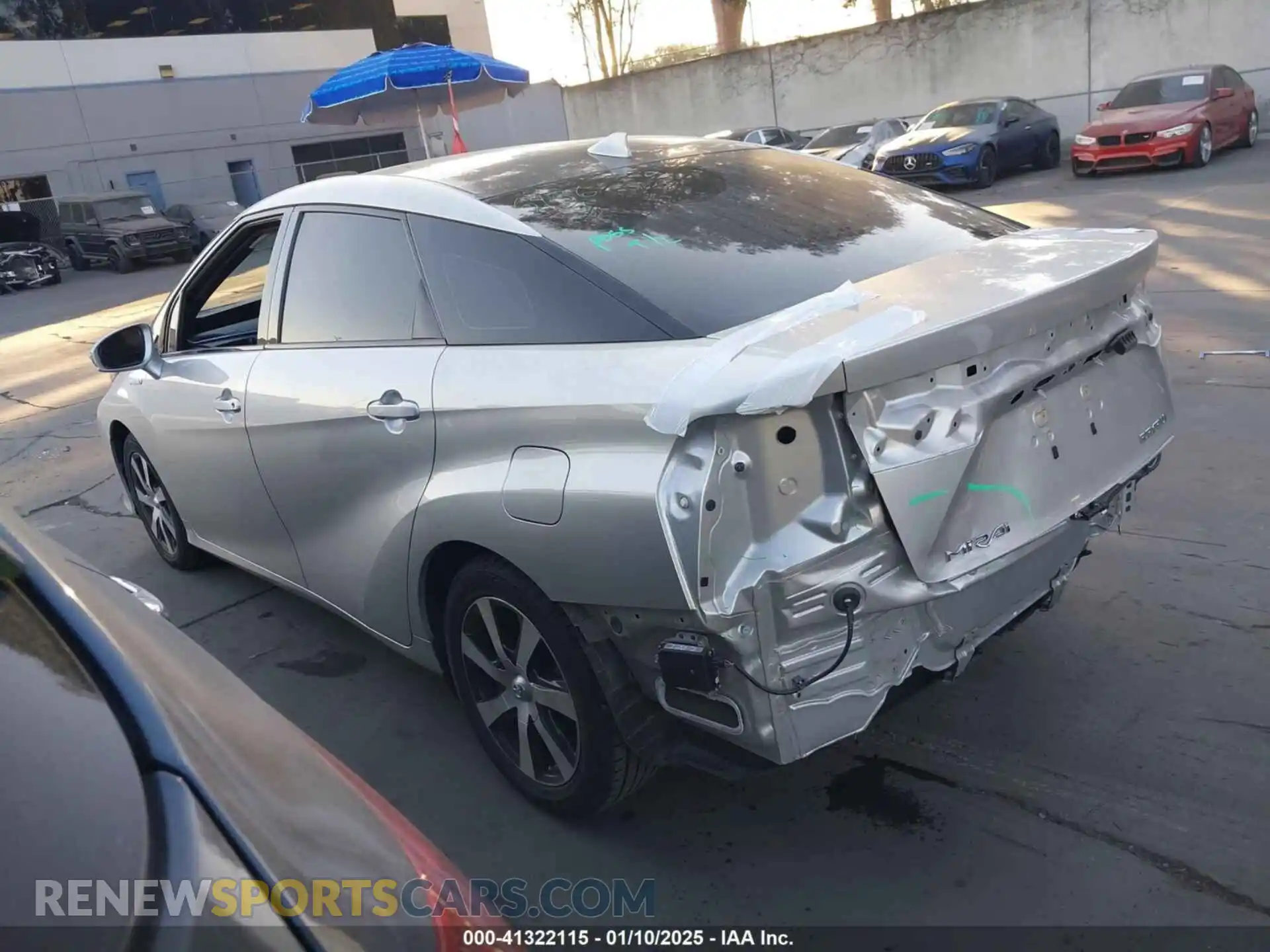 3 Photograph of a damaged car JTDBVRBDXKA007713 TOYOTA MIRAI 2019