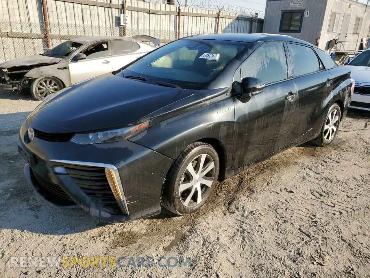 1 Photograph of a damaged car JTDBVRBD4LA008244 TOYOTA MIRAI 2020