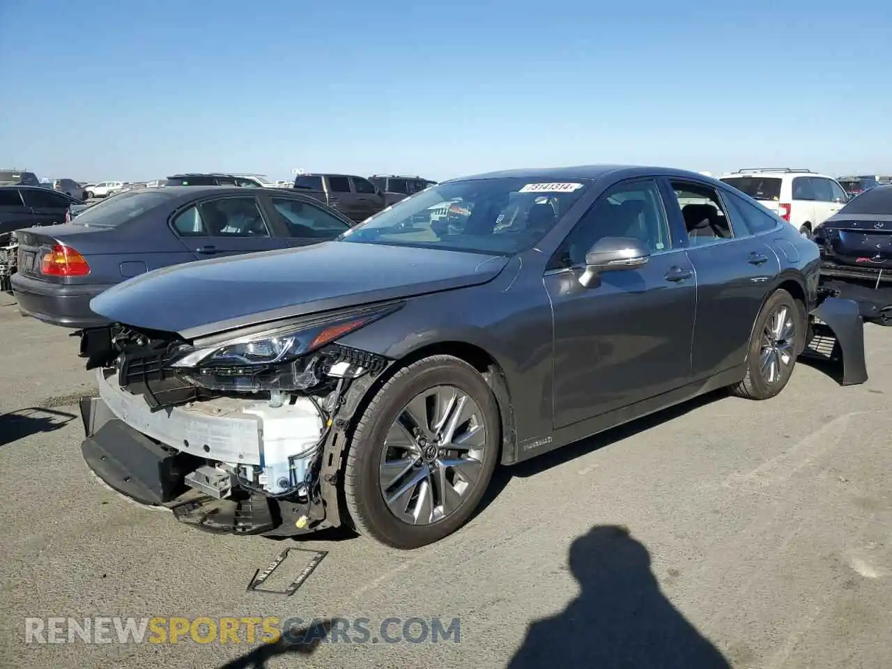 1 Photograph of a damaged car JTDAAAAA2MA001908 TOYOTA MIRAI 2021