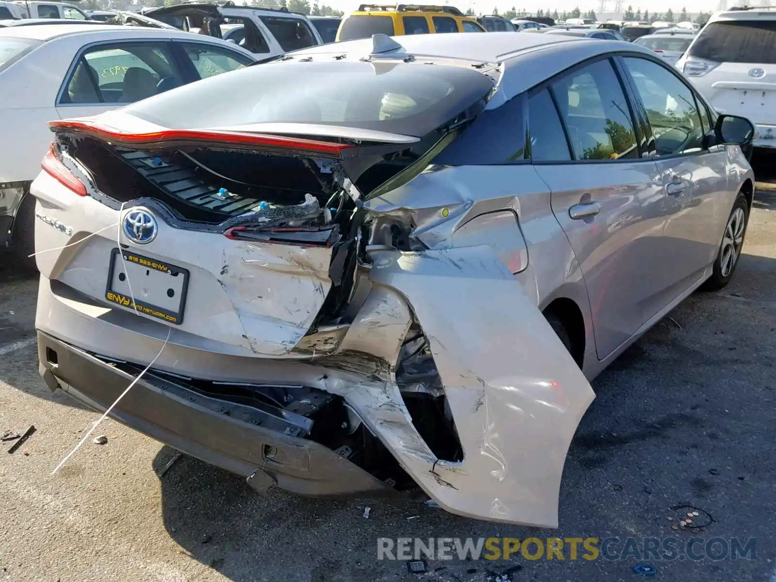 4 Photograph of a damaged car JTDKARFP2K3114386 TOYOTA PRIUS 2019