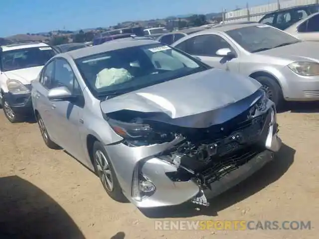 1 Photograph of a damaged car JTDKARFP4K3116768 TOYOTA PRIUS 2019