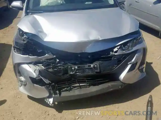 9 Photograph of a damaged car JTDKARFP4K3116768 TOYOTA PRIUS 2019