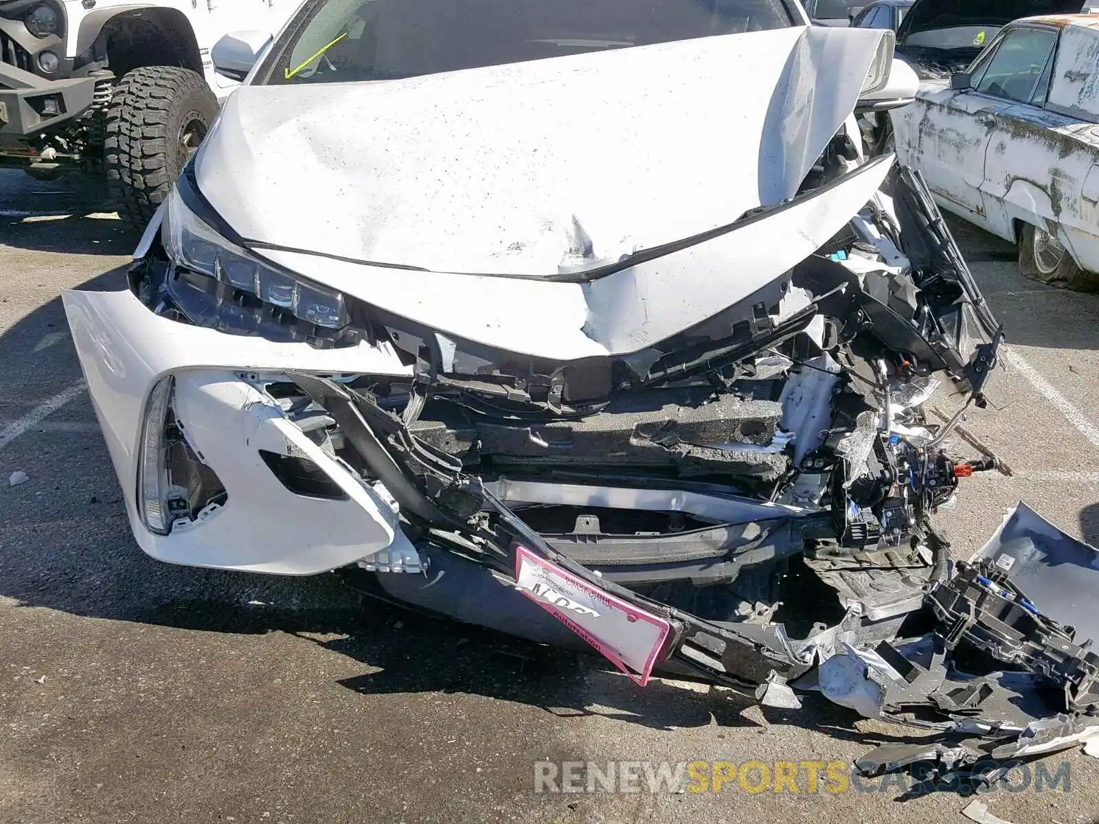 9 Photograph of a damaged car JTDKARFP6K3113659 TOYOTA PRIUS 2019