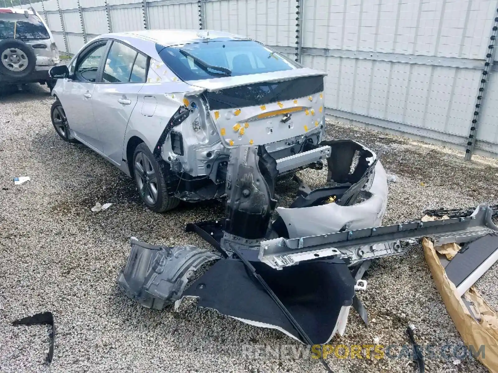 3 Photograph of a damaged car JTDKARFU0K3075447 TOYOTA PRIUS 2019