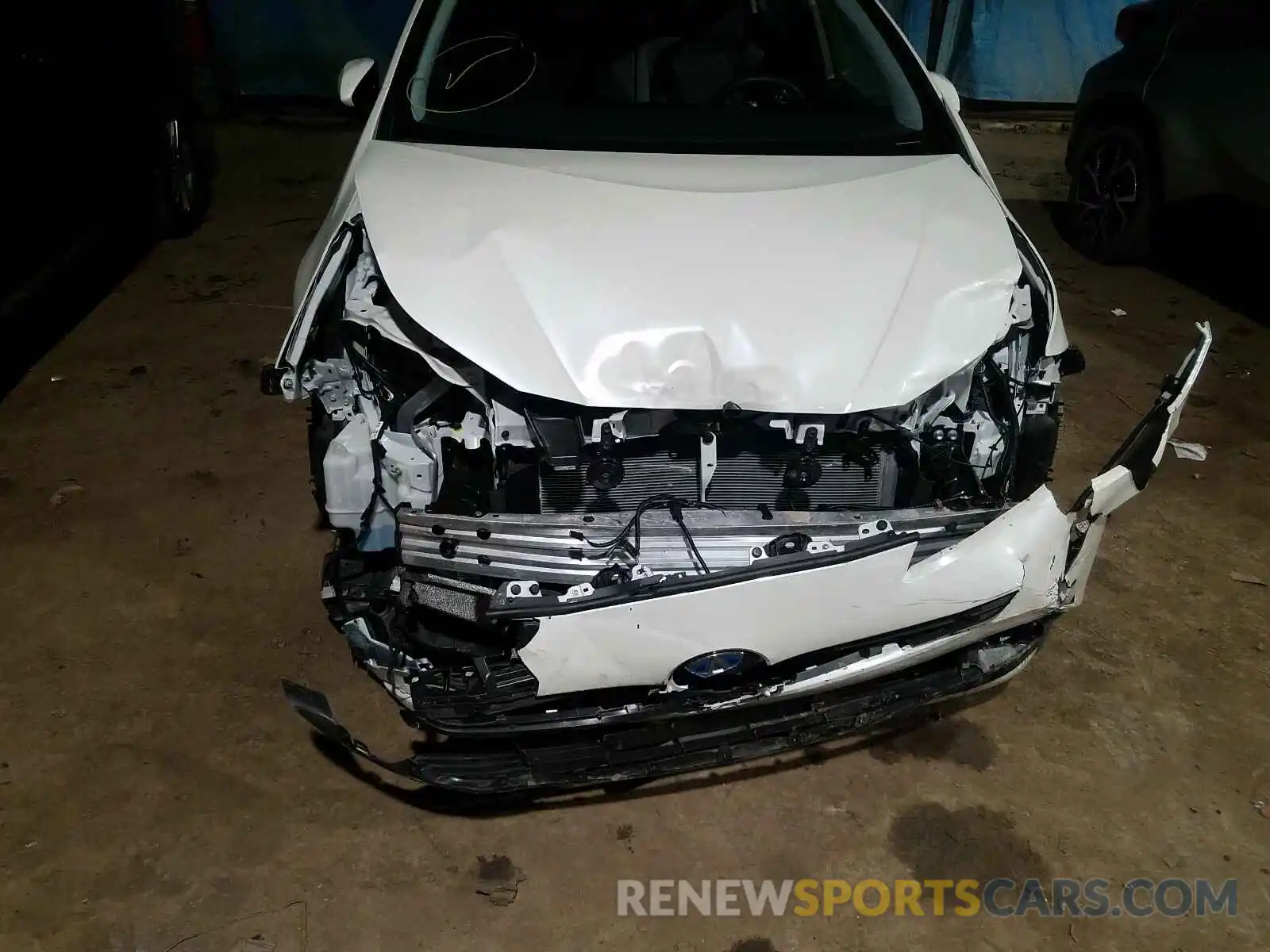 9 Photograph of a damaged car JTDKARFU2K3097692 TOYOTA PRIUS 2019