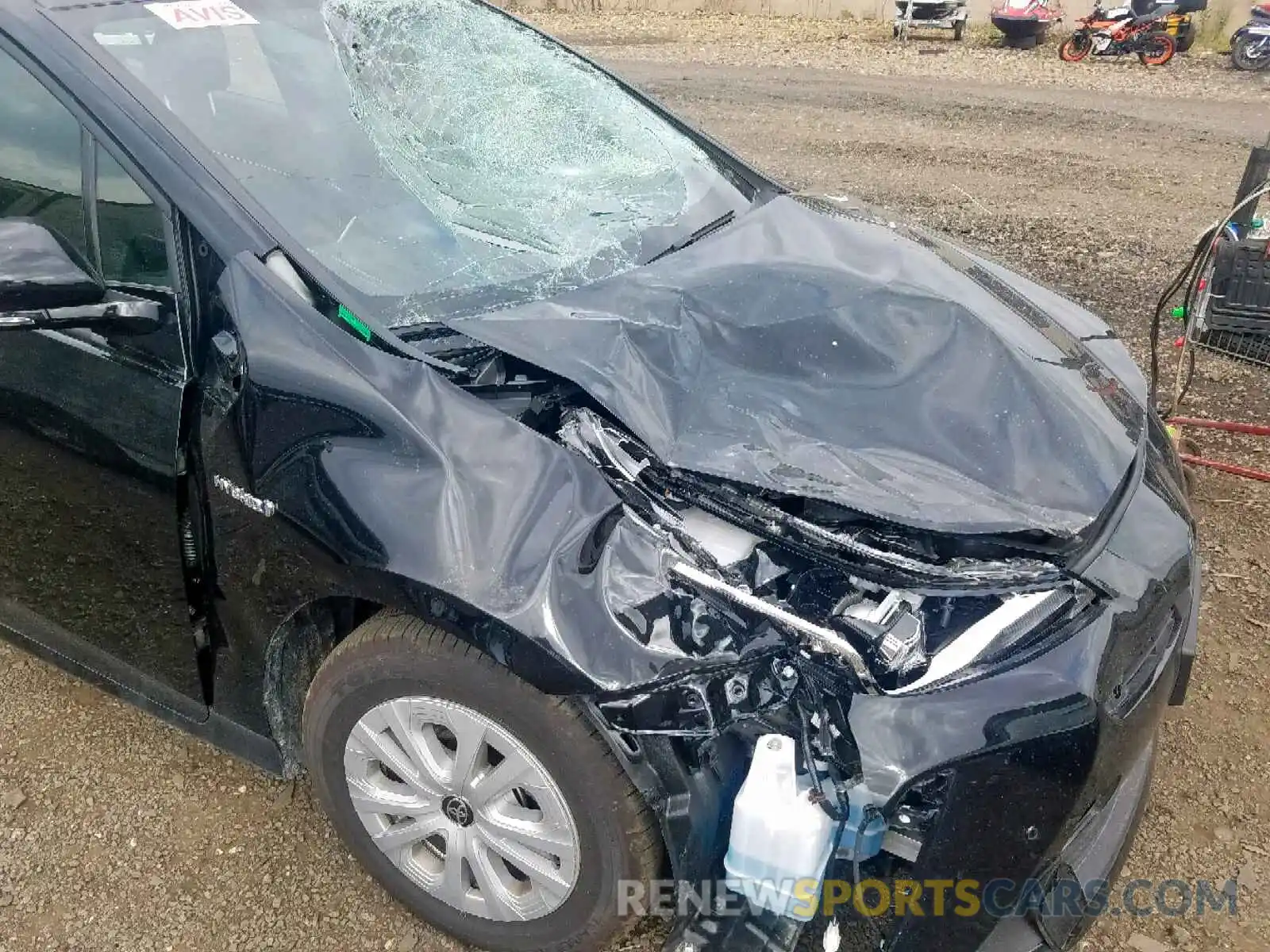 9 Photograph of a damaged car JTDKARFU5K3078246 TOYOTA PRIUS 2019
