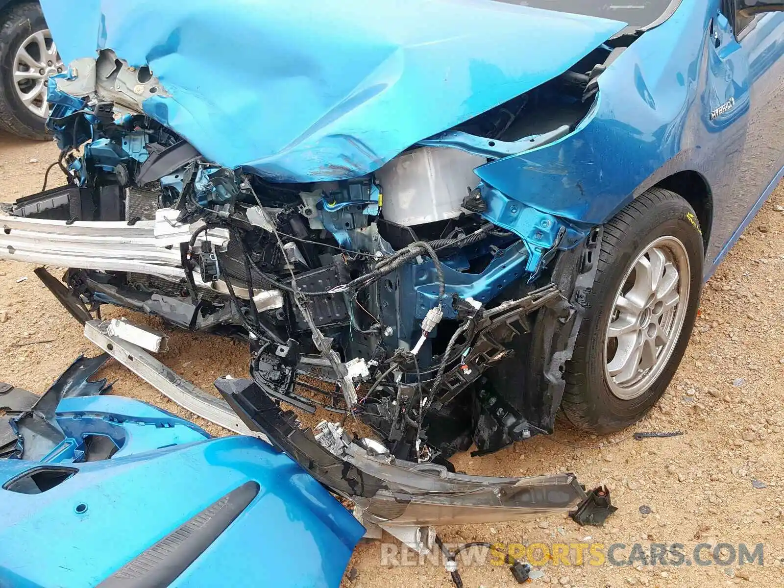 9 Photograph of a damaged car JTDKARFU7K3084971 TOYOTA PRIUS 2019