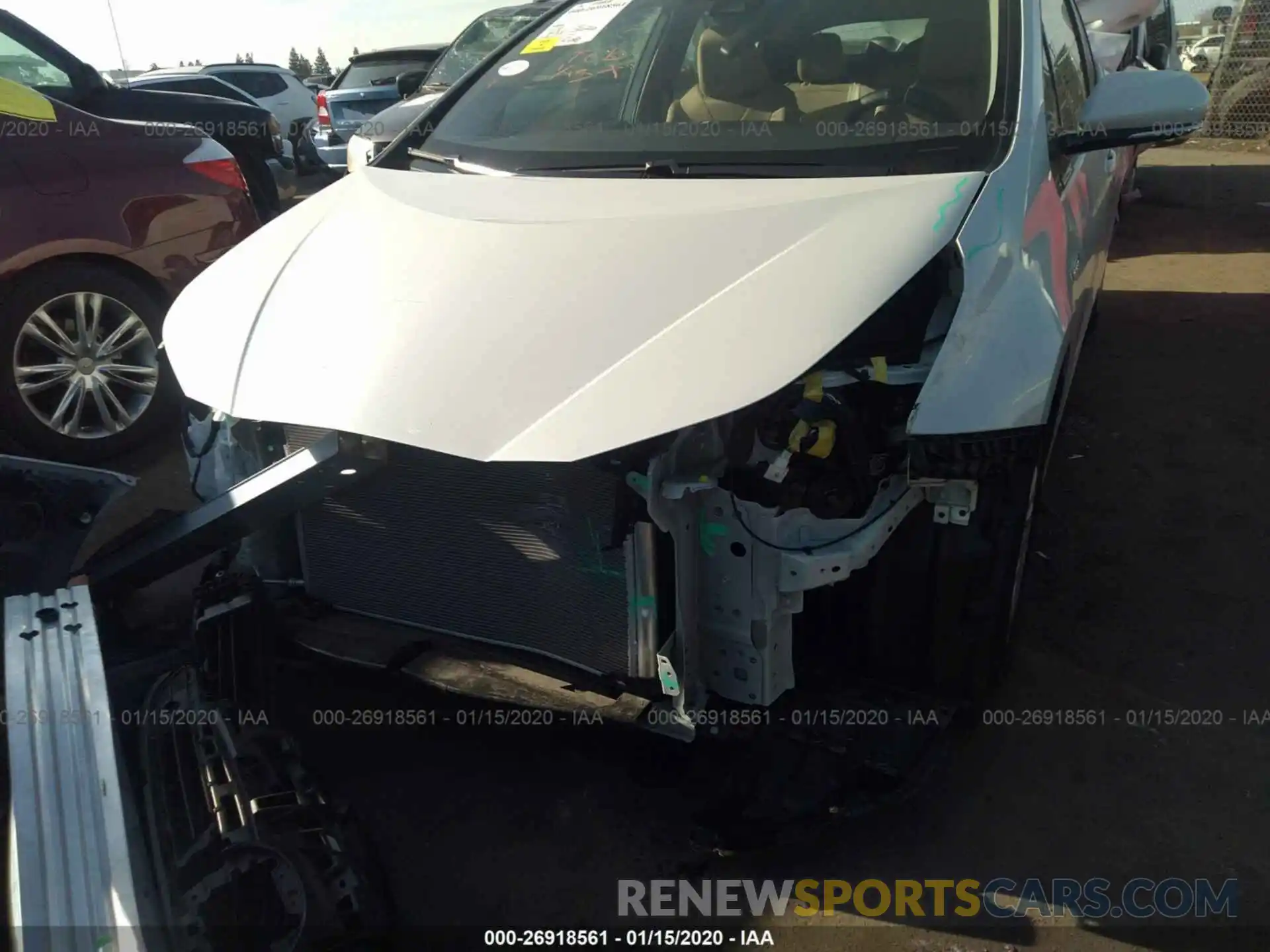 6 Photograph of a damaged car JTDKARFU7K3096859 TOYOTA PRIUS 2019