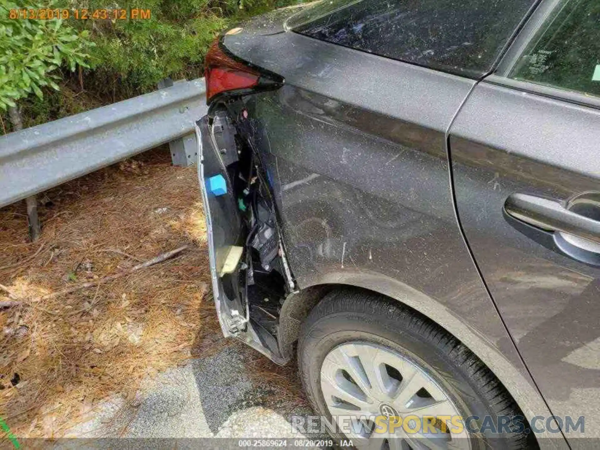 13 Photograph of a damaged car JTDKARFU8K3086406 TOYOTA PRIUS 2019