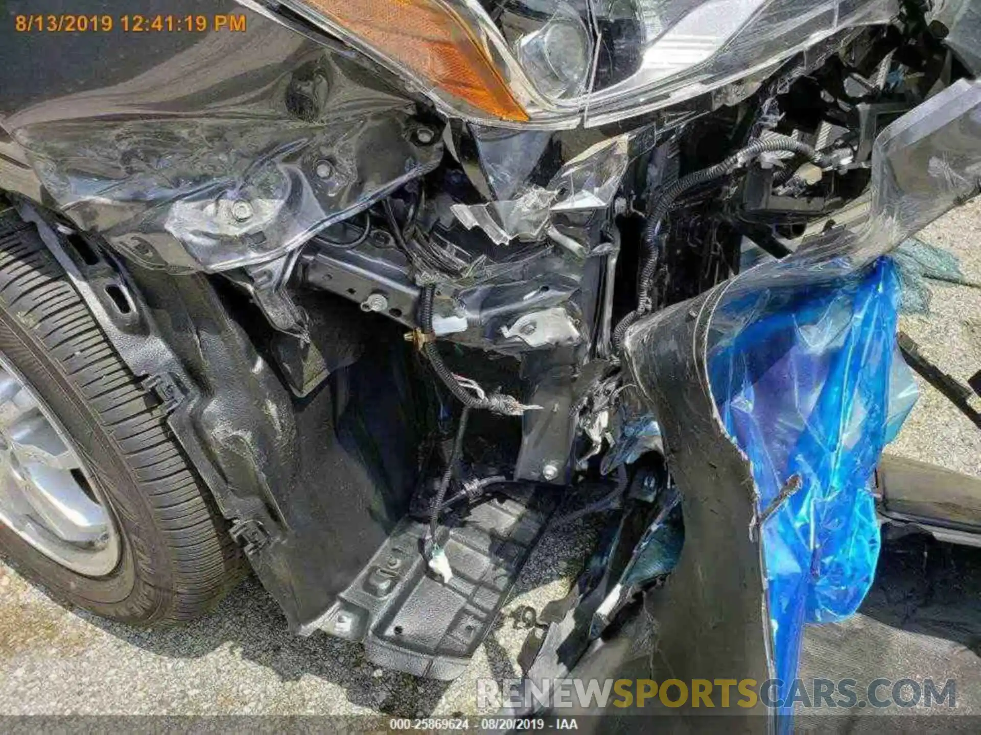 14 Photograph of a damaged car JTDKARFU8K3086406 TOYOTA PRIUS 2019