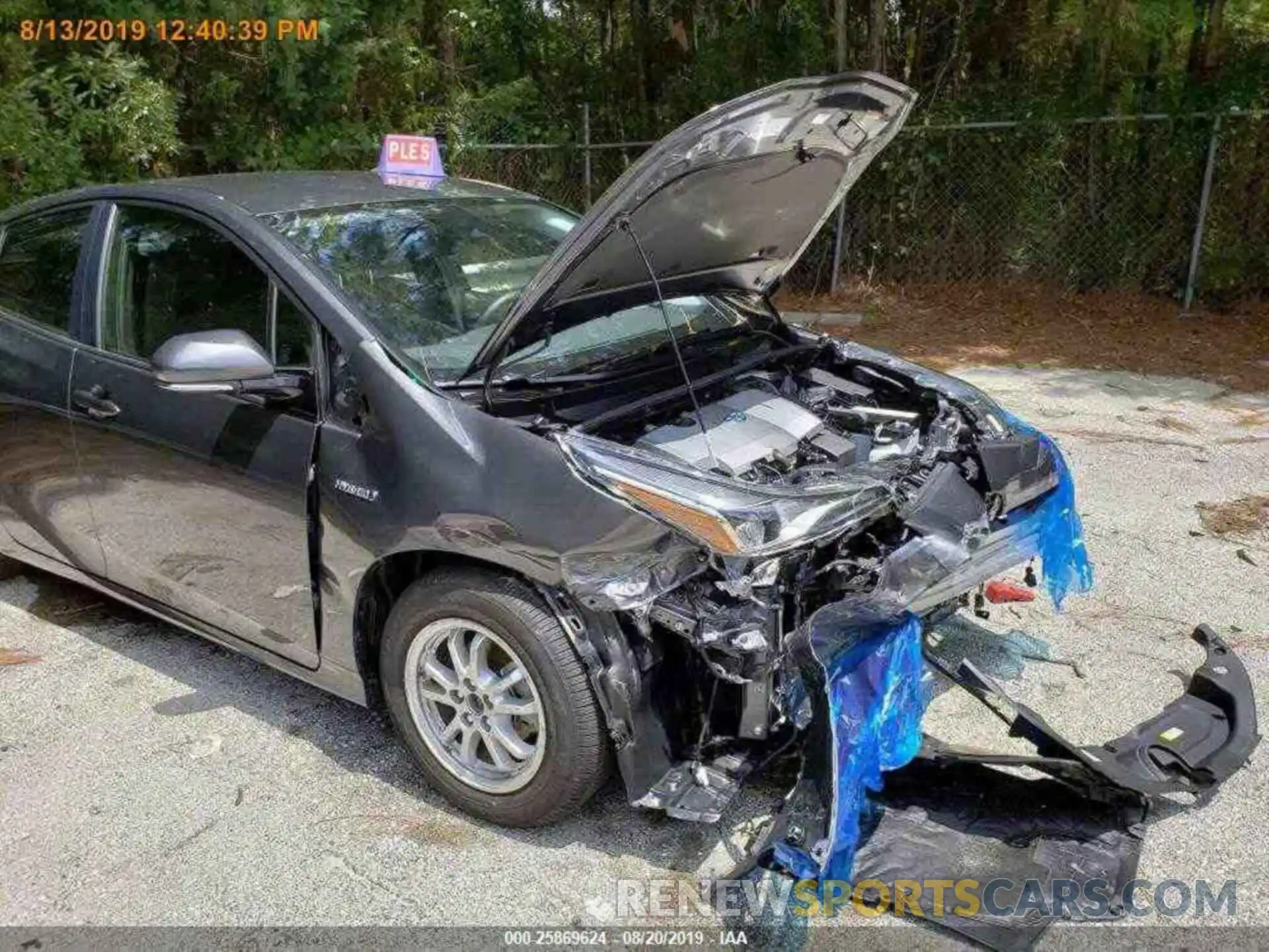 15 Photograph of a damaged car JTDKARFU8K3086406 TOYOTA PRIUS 2019